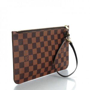 LOUIS VUITTON Damier Ebene Neverfull MM GM Pochette